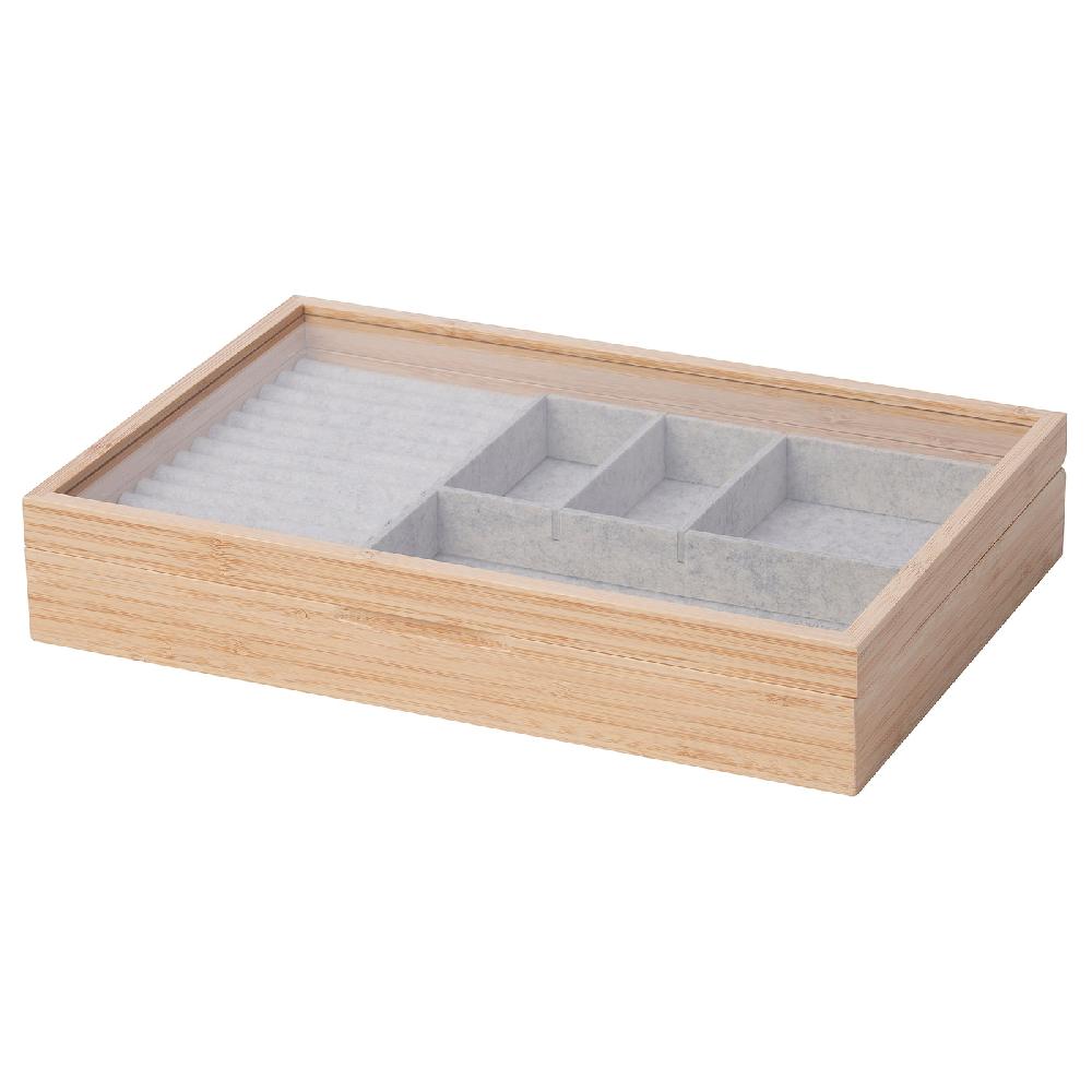 IKEA HALSREM Schmuckkästchen mit Fächern 328x218 mm Zeitbegrenzte Promotion