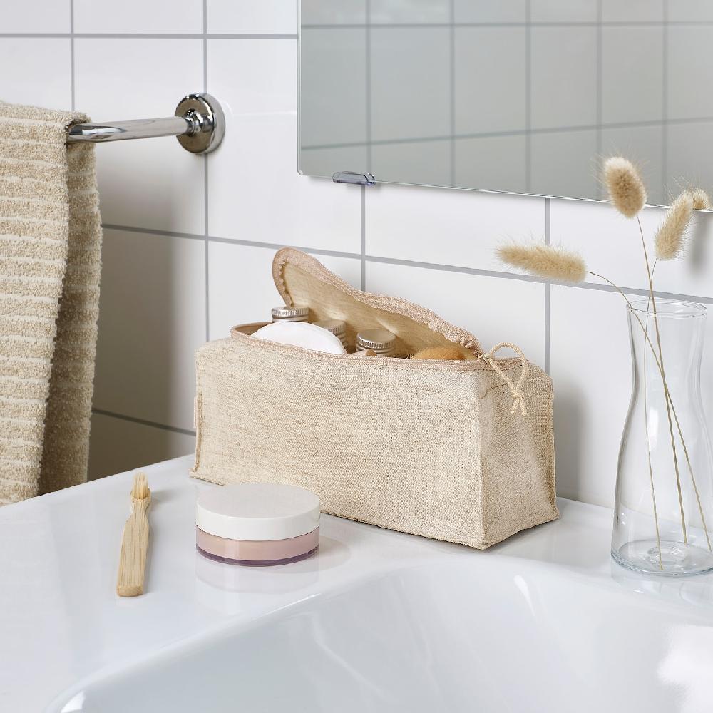 IKEA BOLLÖSUND Kulturbeutel beige Nur für heute