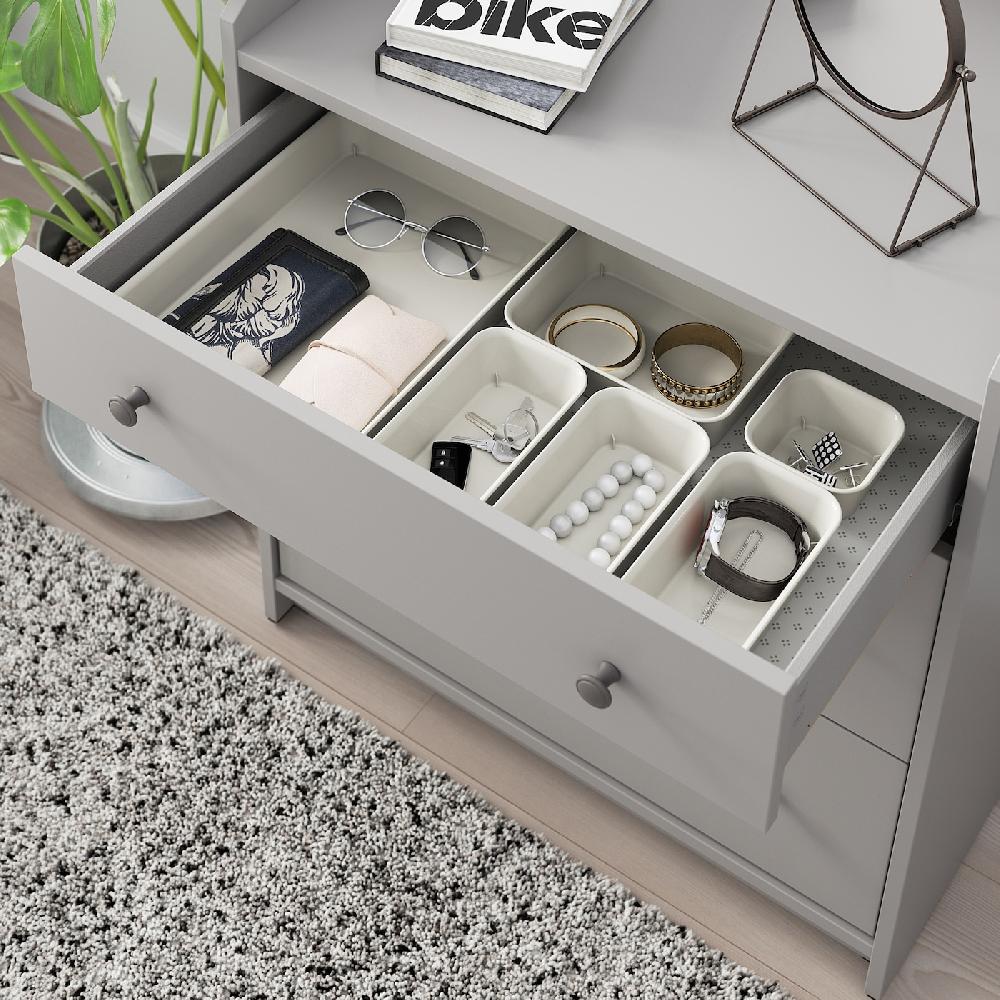 IKEA NOJIG Sortierbox Kunststoff/beige 10x20x5 cm Discount Store für neue Produkte
