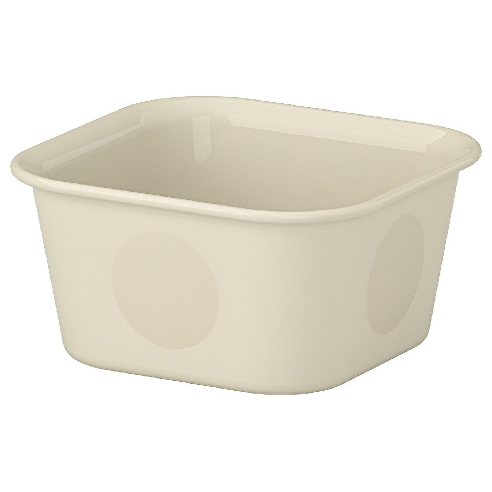 IKEA NOJIG Sortierbox Kunststoff/beige 10x10x5 cm Super Rabatt