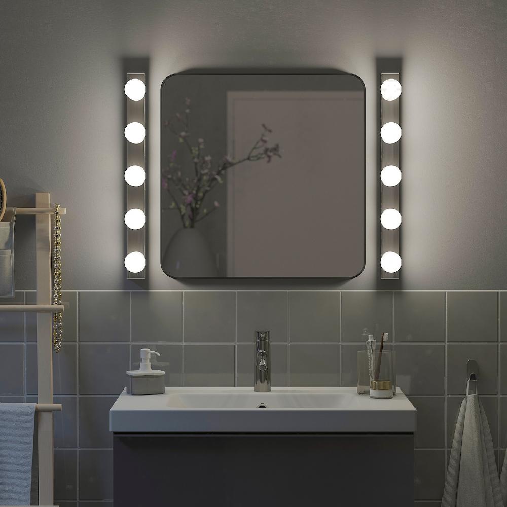 IKEA LINDBYN Spiegel schwarz 60x60 cm 2025