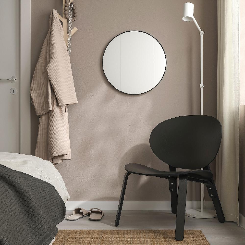 IKEA LINDBYN Spiegel schwarz 50 cm Outlet