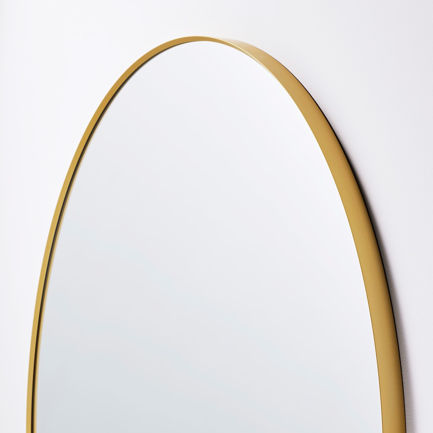 IKEA LINDBYN Spiegel goldfarben 50 cm Auslauf