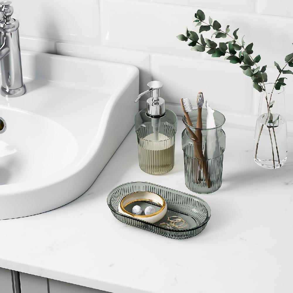 IKEA BROFJÄRDEN Badezimmer-Set 3-tlg. grau Großer Ausverkauf