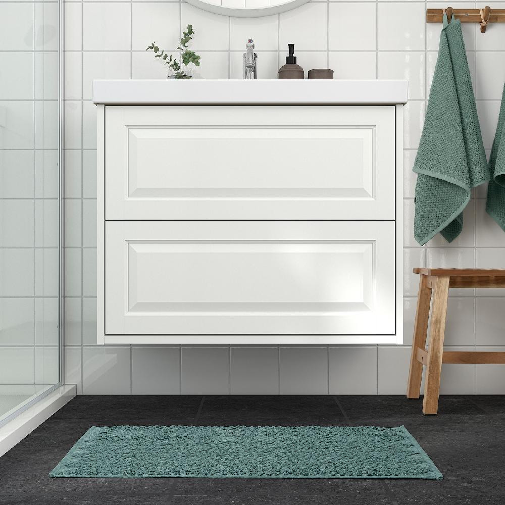IKEA FJÄLLKATTFOT Badematte türkis 50x80 cm Cyber Monday