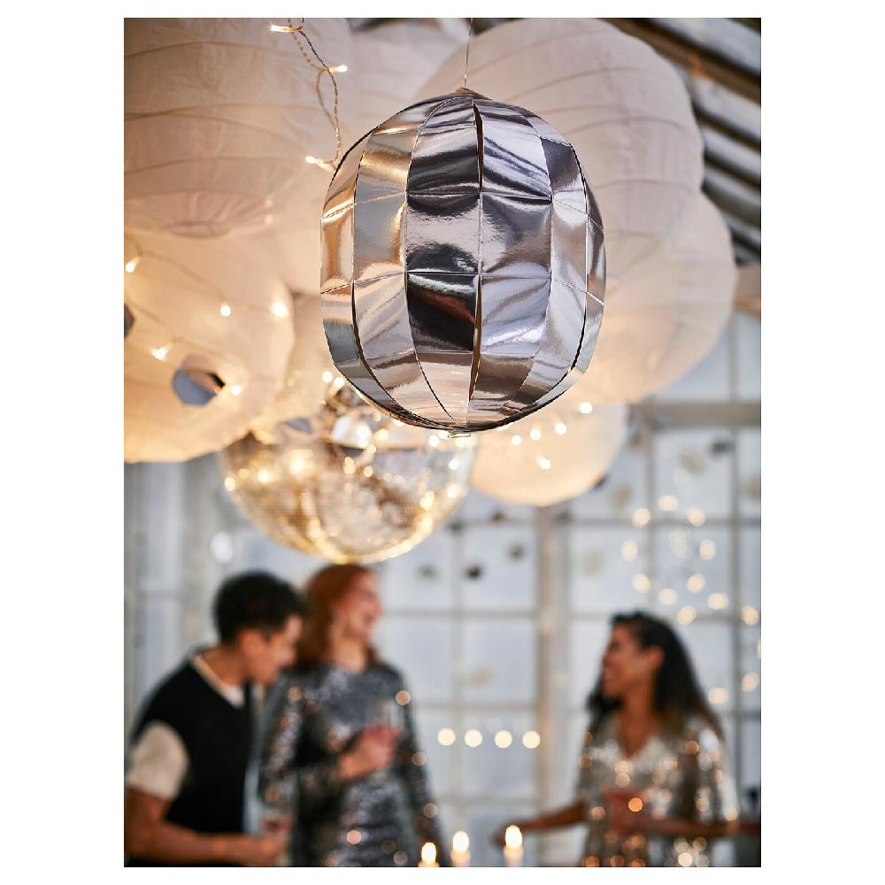 IKEA FRÖJDA Hängedekoration Chromeffekt 30 cm Lagerräumung