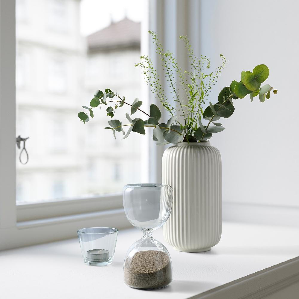 IKEA EFTERTÄNKA Deko-Sanduhr Klarglas/sandfarben 15 cm Zeitlich begrenztes Angebot