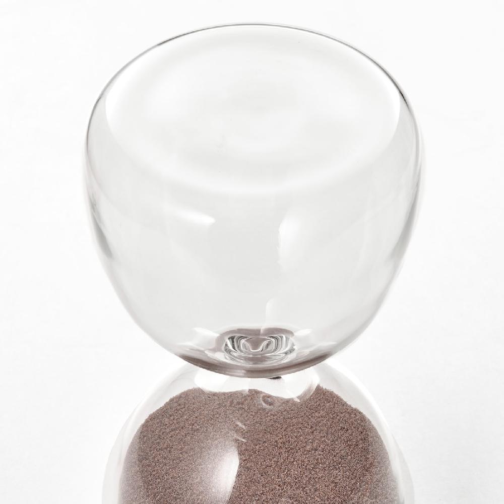 IKEA EFTERTÄNKA Deko-Sanduhr Klarglas/sandfarben 15 cm Zeitlich begrenztes Angebot