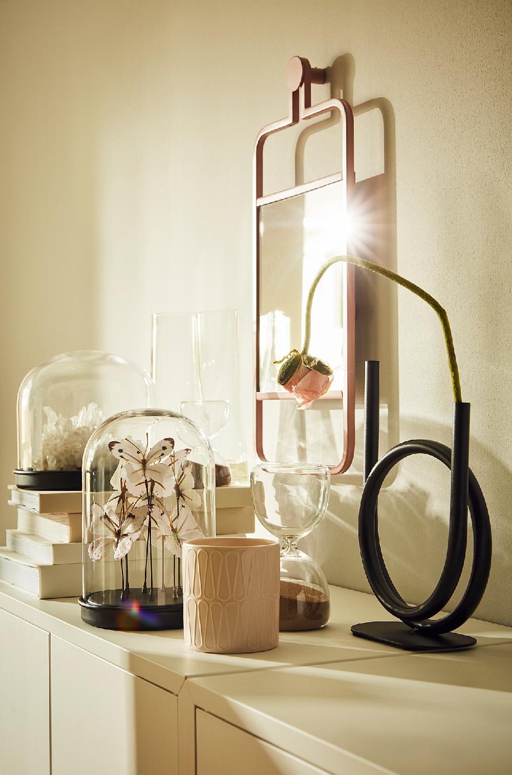 IKEA EFTERTÄNKA Deko-Sanduhr Klarglas/sandfarben 15 cm Zeitlich begrenztes Angebot