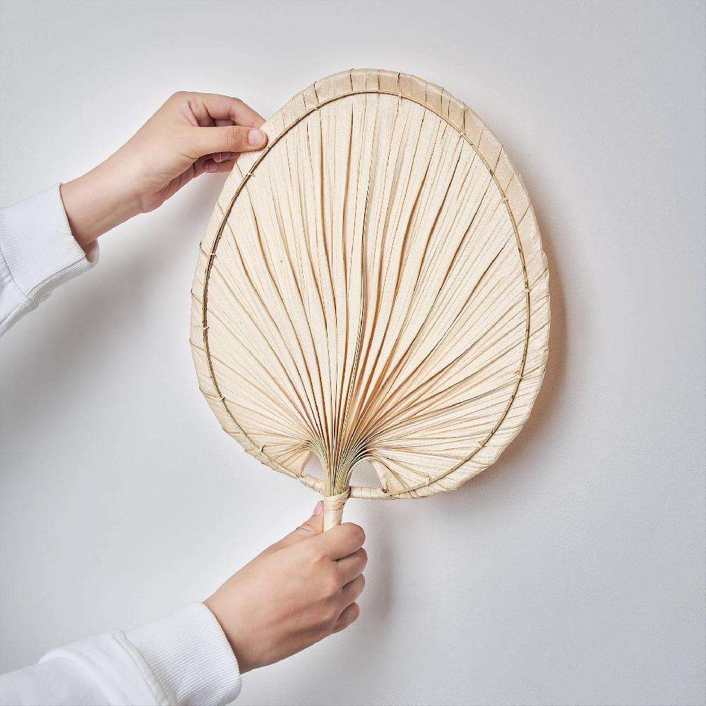 IKEA MOLNSKOG Wanddekoration 2er-Set Palmenblatt Handarbeit Exklusive Angebote
