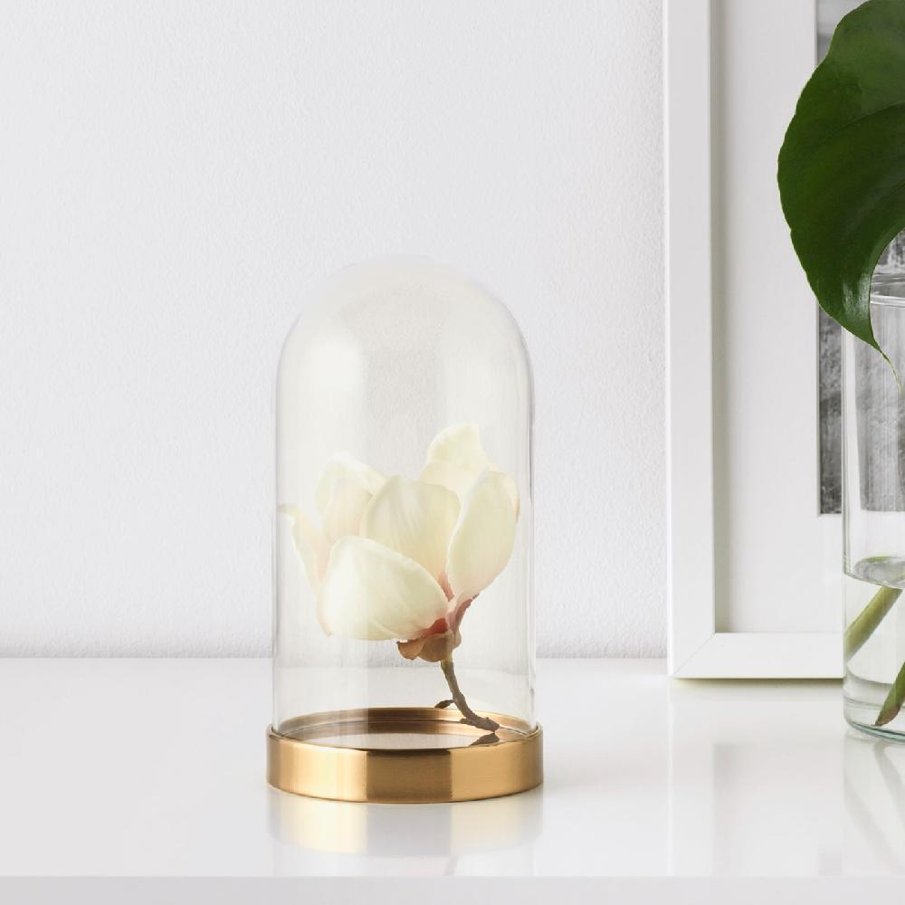 IKEA BEGÅVNING Glasglocke mit Teller 19 cm Tägliche Deals
