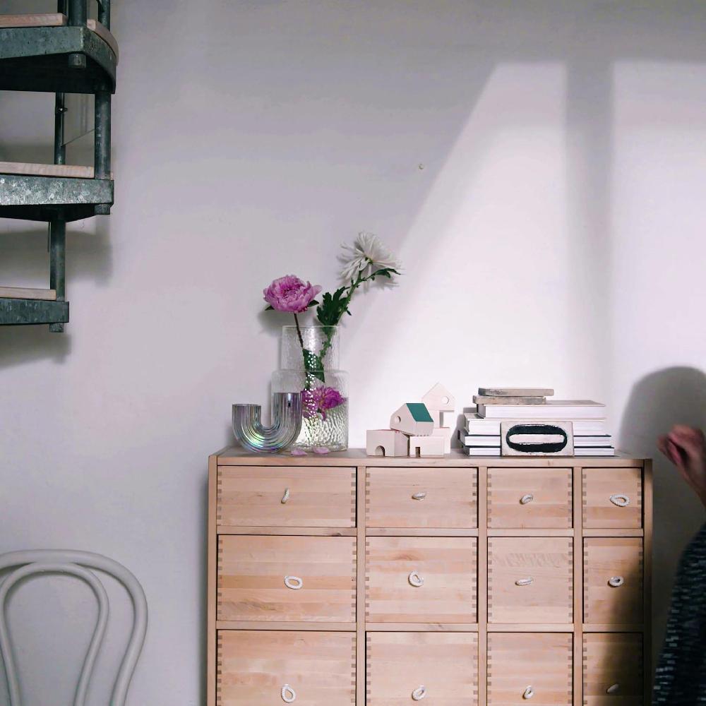 IKEA FÄLTLÖNN Dekoration Haus 3er-Set Massivholz/bunt VIP-Rabatte