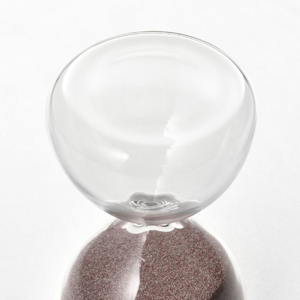 IKEA EFTERTÄNKA Deko-Sanduhr Klarglas/sandfarben 10 cm Super Sparpreis