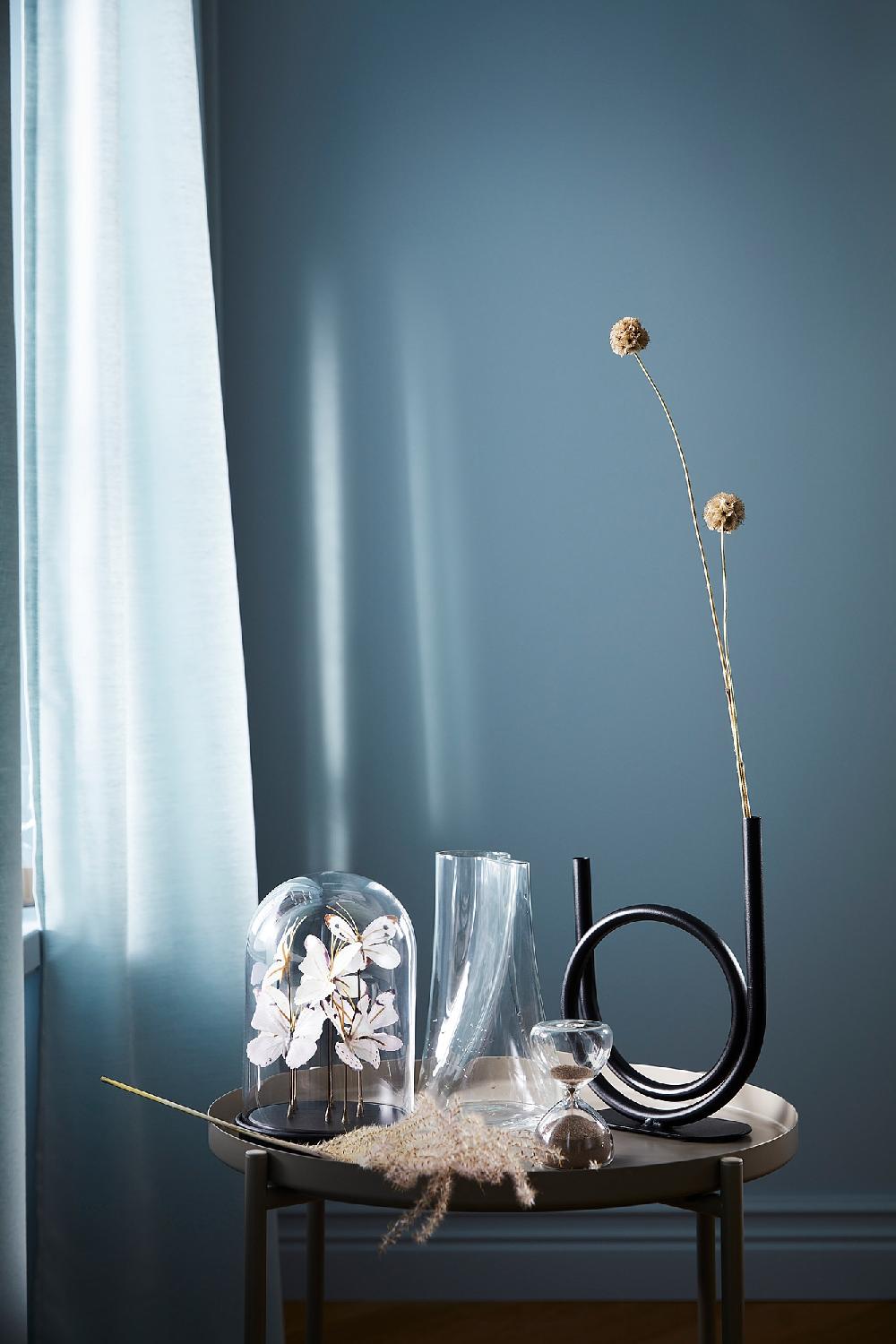 IKEA EFTERTÄNKA Deko-Sanduhr Klarglas/sandfarben 10 cm Super Sparpreis