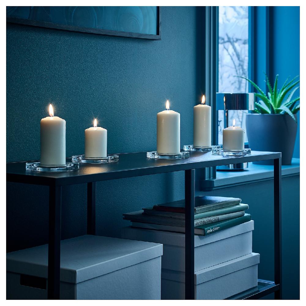 IKEA FENOMEN Blockkerze duftneutral 5er-Set naturfarben Letzter Tag