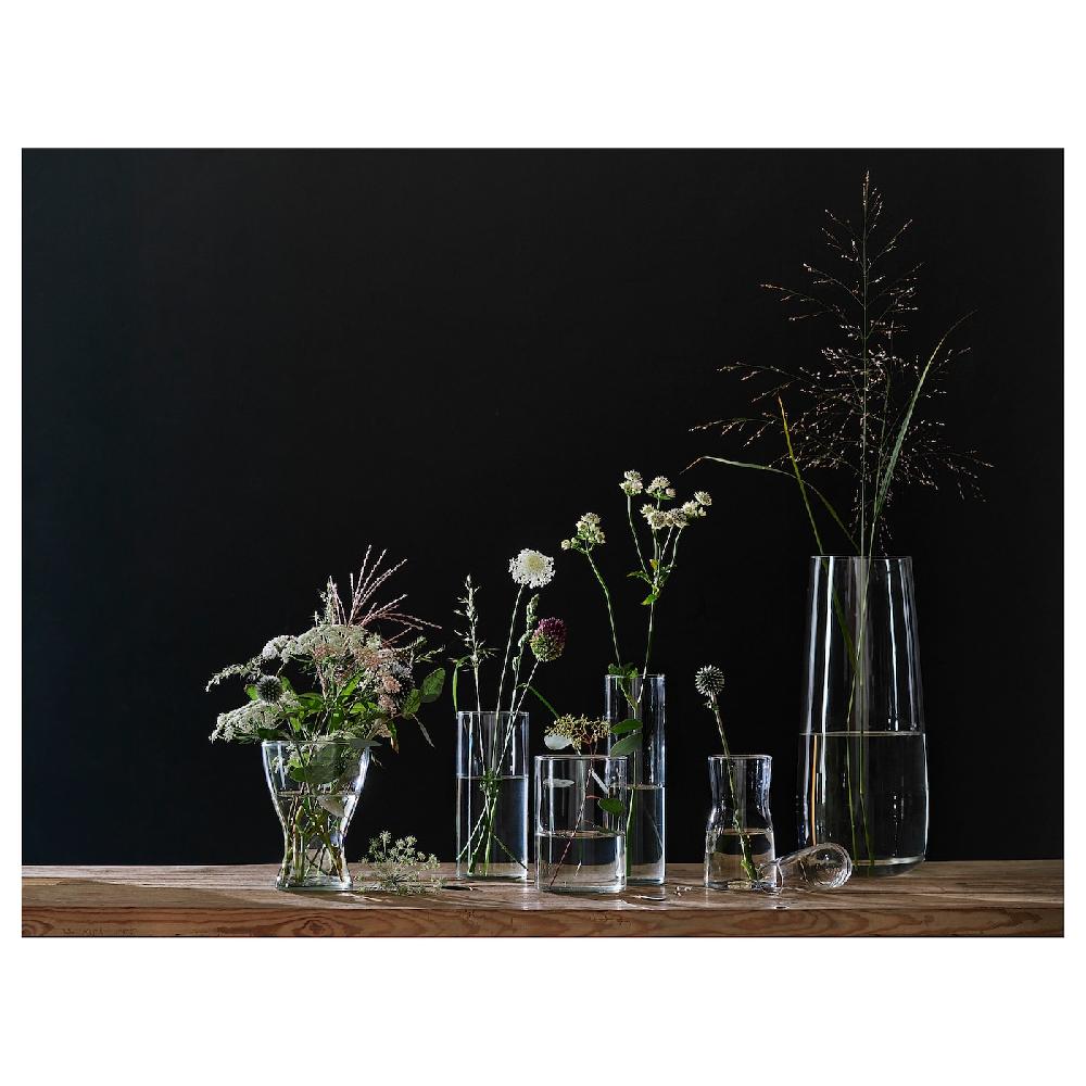 IKEA CYLINDER Vase 3er-Set Klarglas Sonderangebot der Fabrik