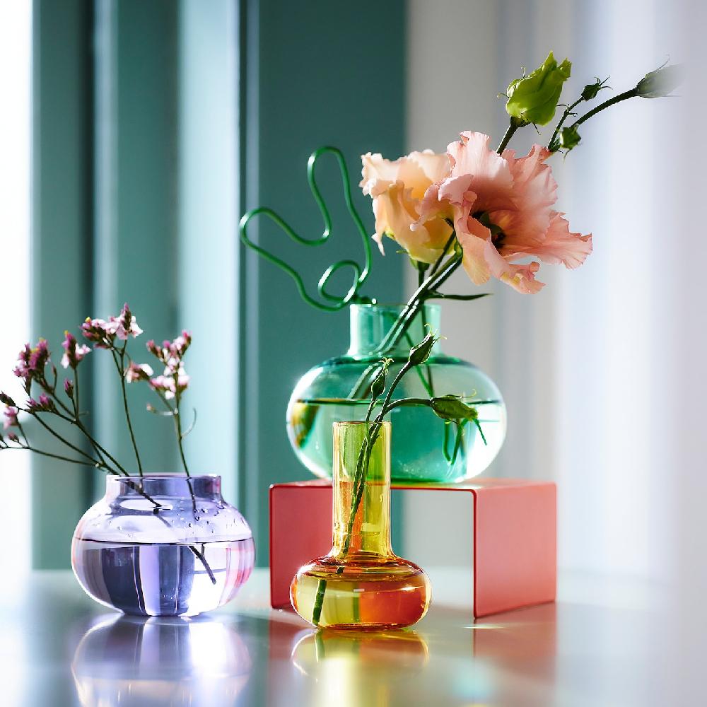 IKEA TJÄRLEK Vase 3er-Set bunt Riesige Rabatte