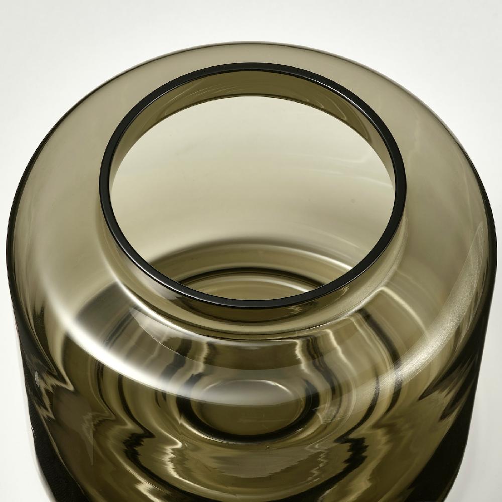 IKEA KONSTFULL Vase grünbraun 16 cm Begrenzt auf 3 Tage