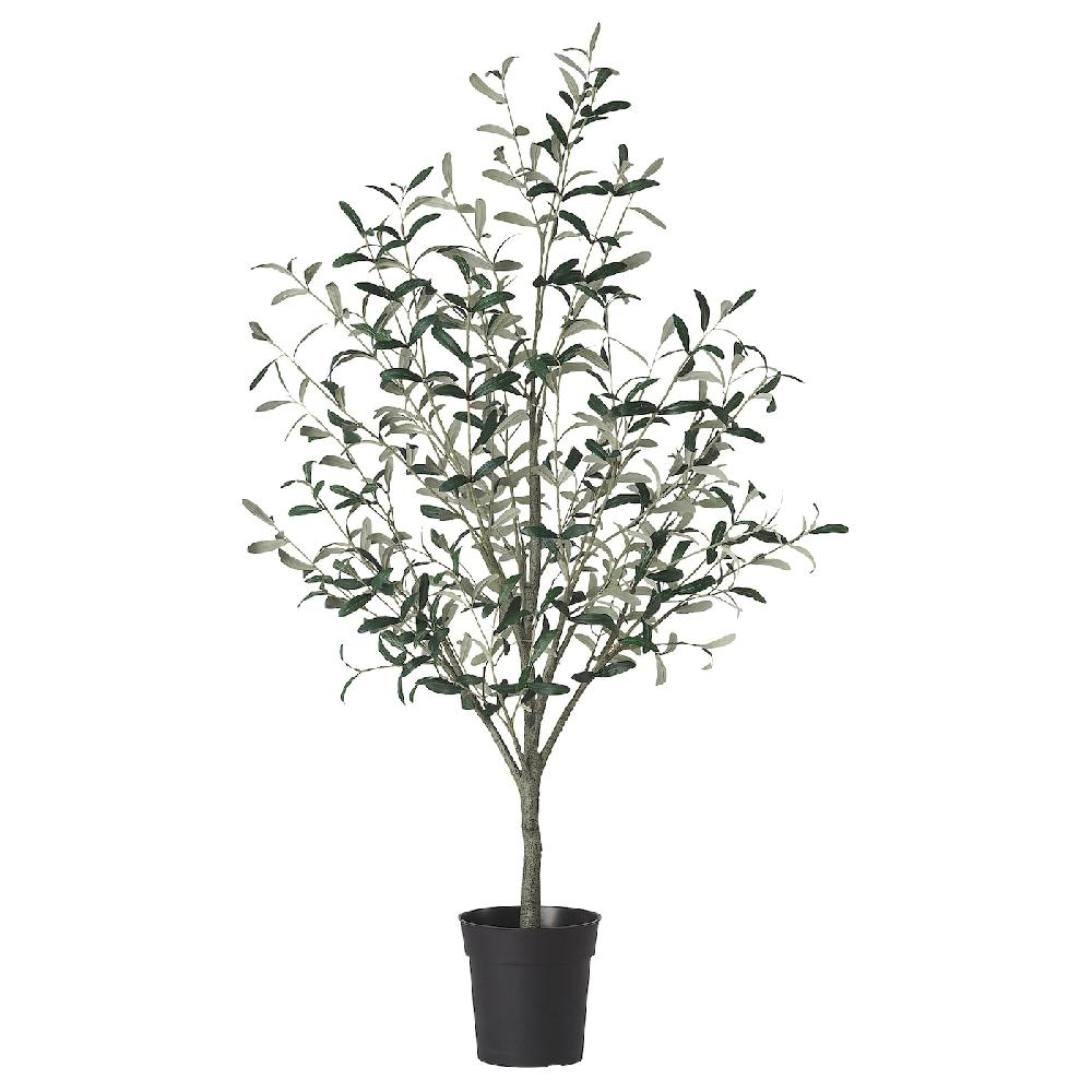 IKEA FEJKA Topfpflanze künstlich drinnen/draußen Olivenbaum 19 cm