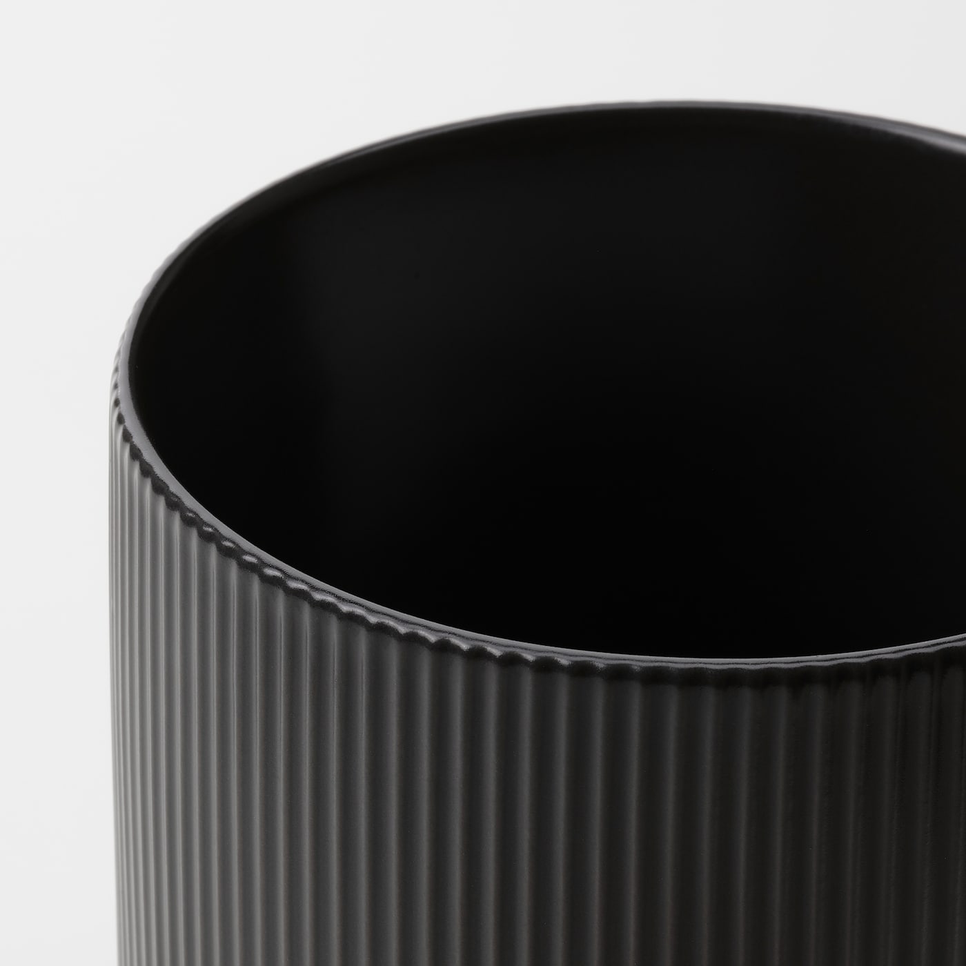 IKEA GRADVIS Übertopf drinnen/draußen schwarz 12 cm Exklusivangebot