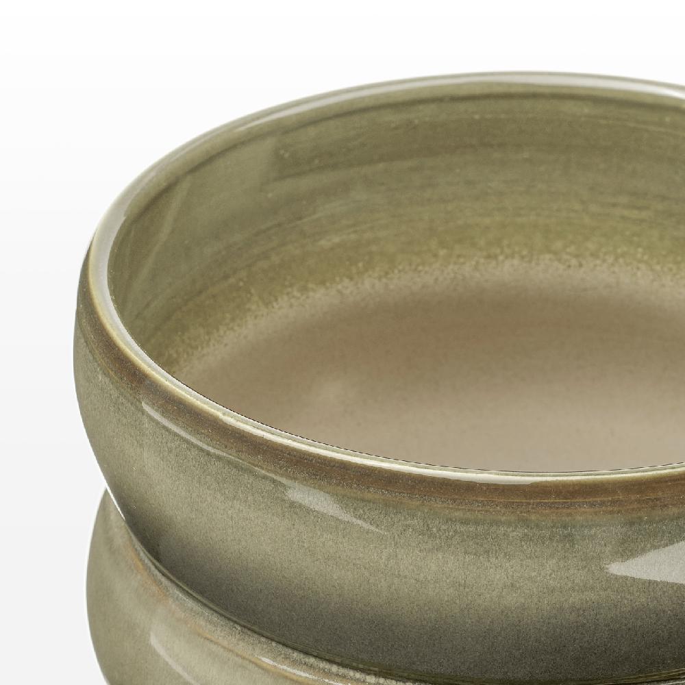 IKEA HASSELBUKETT Übertopf drinnen/draußen/grün/braun 15 cm Saisonschlussverkauf