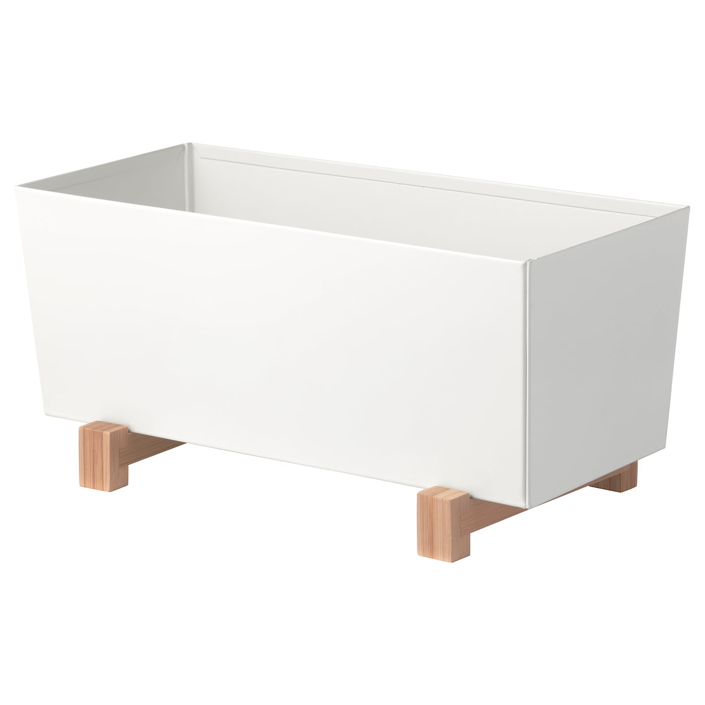 IKEA BITTERGURKA Übertopf weiß 32x15 cm