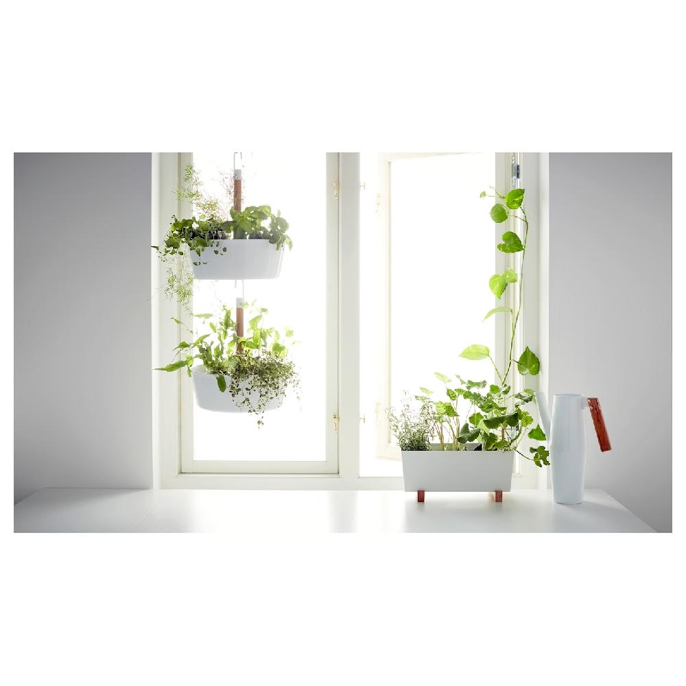 IKEA BITTERGURKA Übertopf weiß 32x15 cm Cyber Monday