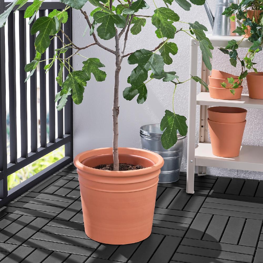 IKEA CURRYBLAD Blumentopf für draußen Terrakotta 35 cm Weihnachtsangebot