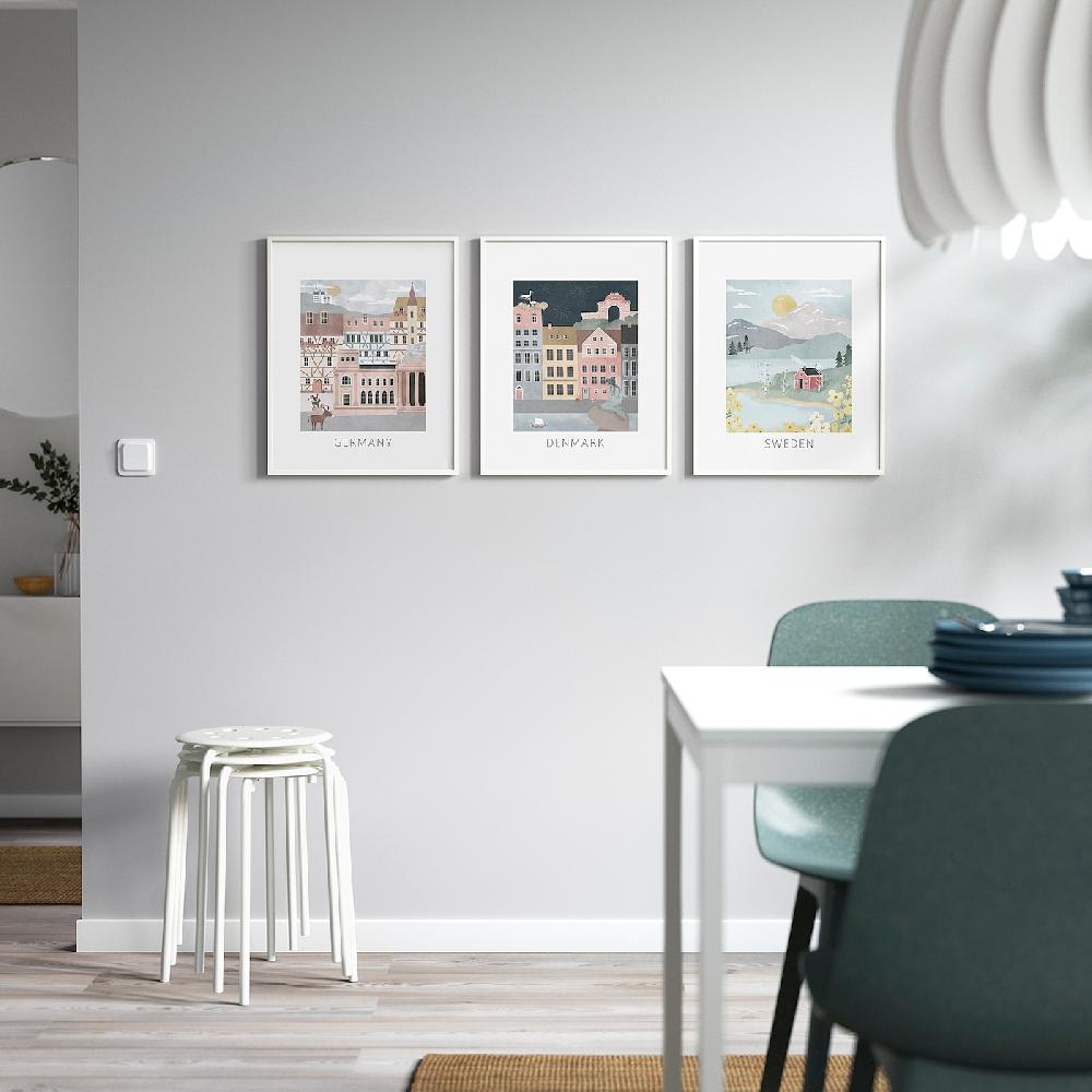 IKEA BILD Bild Illustration Deutschland 40x50 cm Große Rabatte