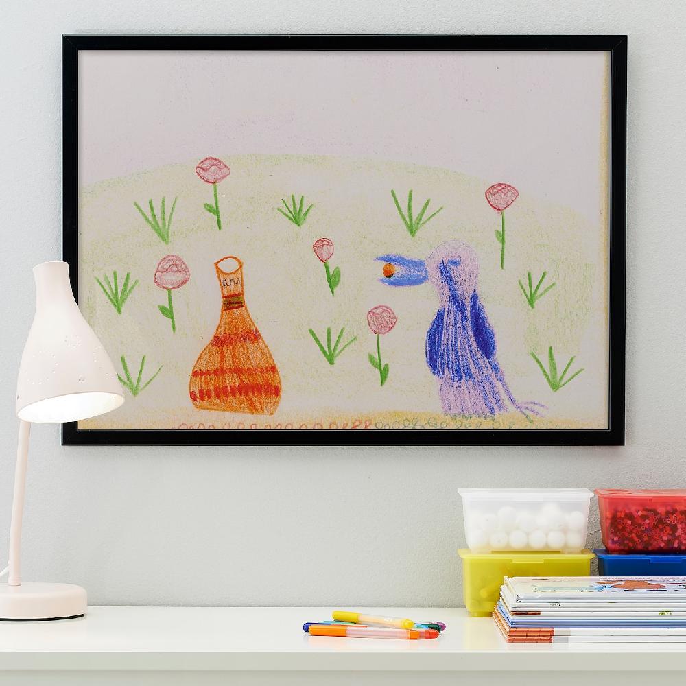 IKEA FISKBO Rahmen schwarz 50x70 cm Bestseller