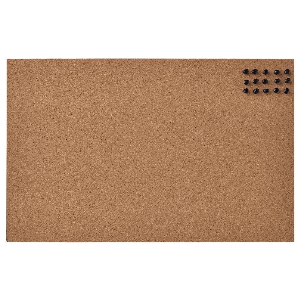 IKEA FLÖNSA Notiztafel mit Pins Kork 52x33 cm