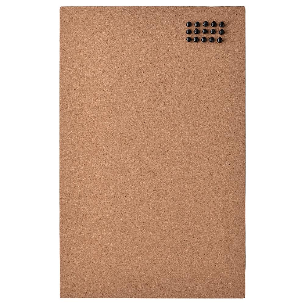 IKEA FLÖNSA Notiztafel mit Pins Kork 52x33 cm Kostenlose Rückgabe