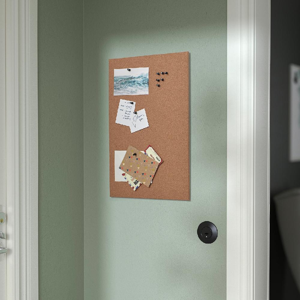 IKEA FLÖNSA Notiztafel mit Pins Kork 52x33 cm Kostenlose Rückgabe