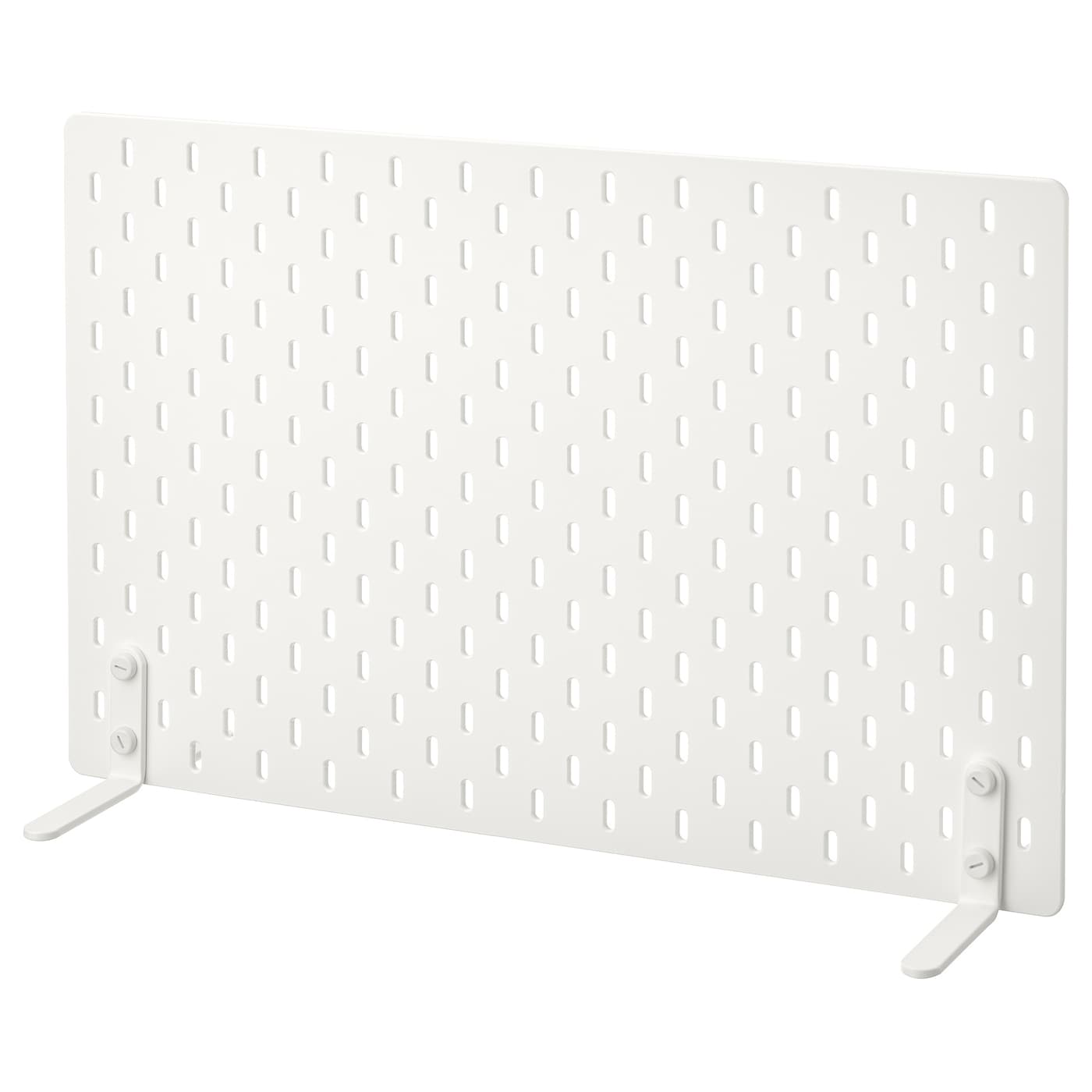 IKEA SKÅDIS Lochplatte frei stehend weiß 56x37 cm Letzter Tag
