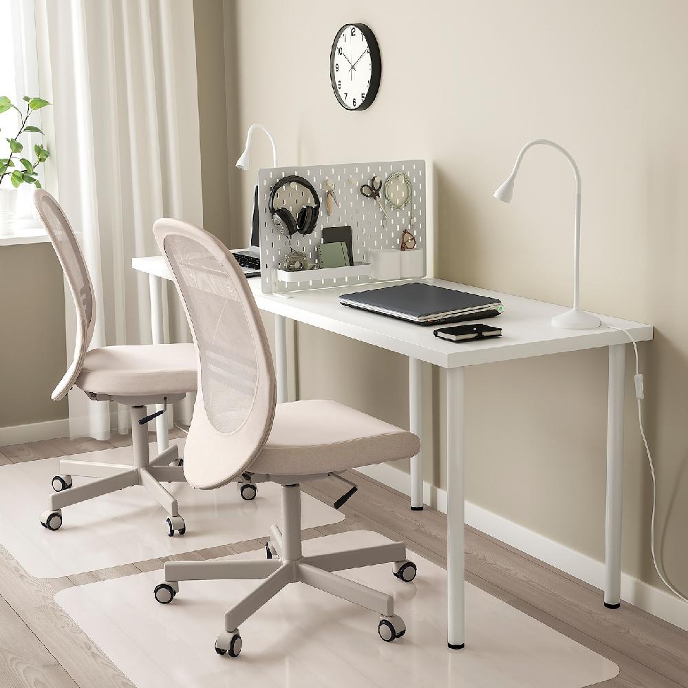 IKEA SKÅDIS Lochplatte frei stehend weiß 56x37 cm Letzter Tag