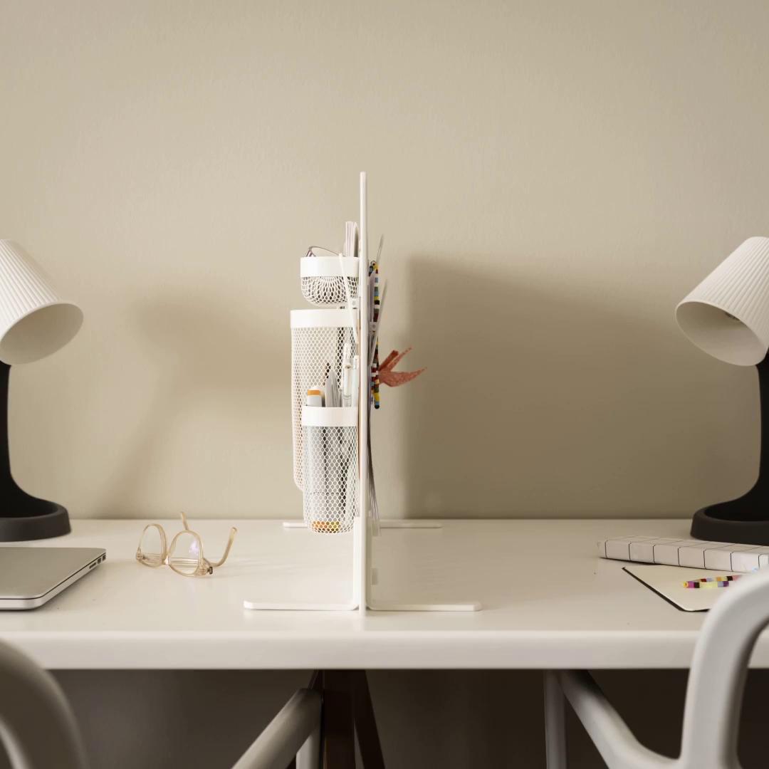 IKEA SKÅDIS Lochplatte/Kombination weiß 56x37 cm Bis zu 55% Rabatt