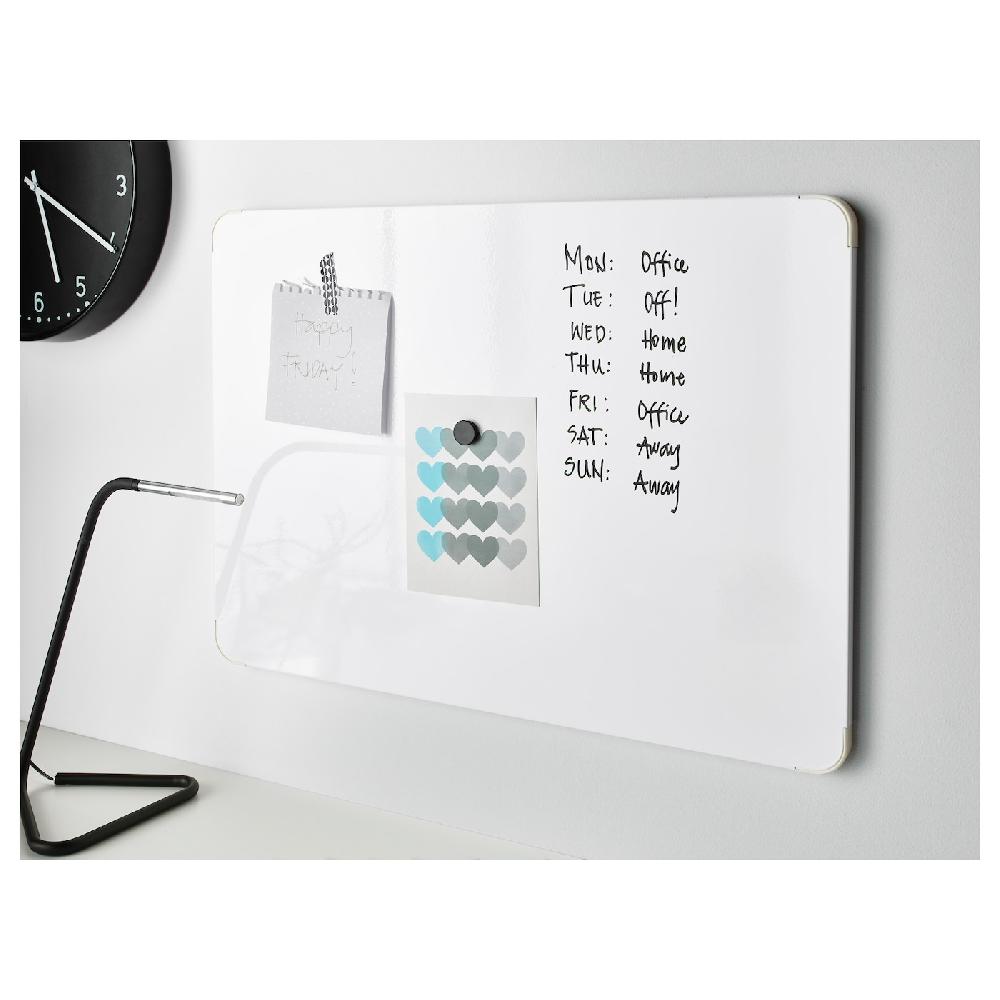 IKEA VEMUND Schreib-/Magnettafel weiß 140X90 cm Discount Store für neue Produkte