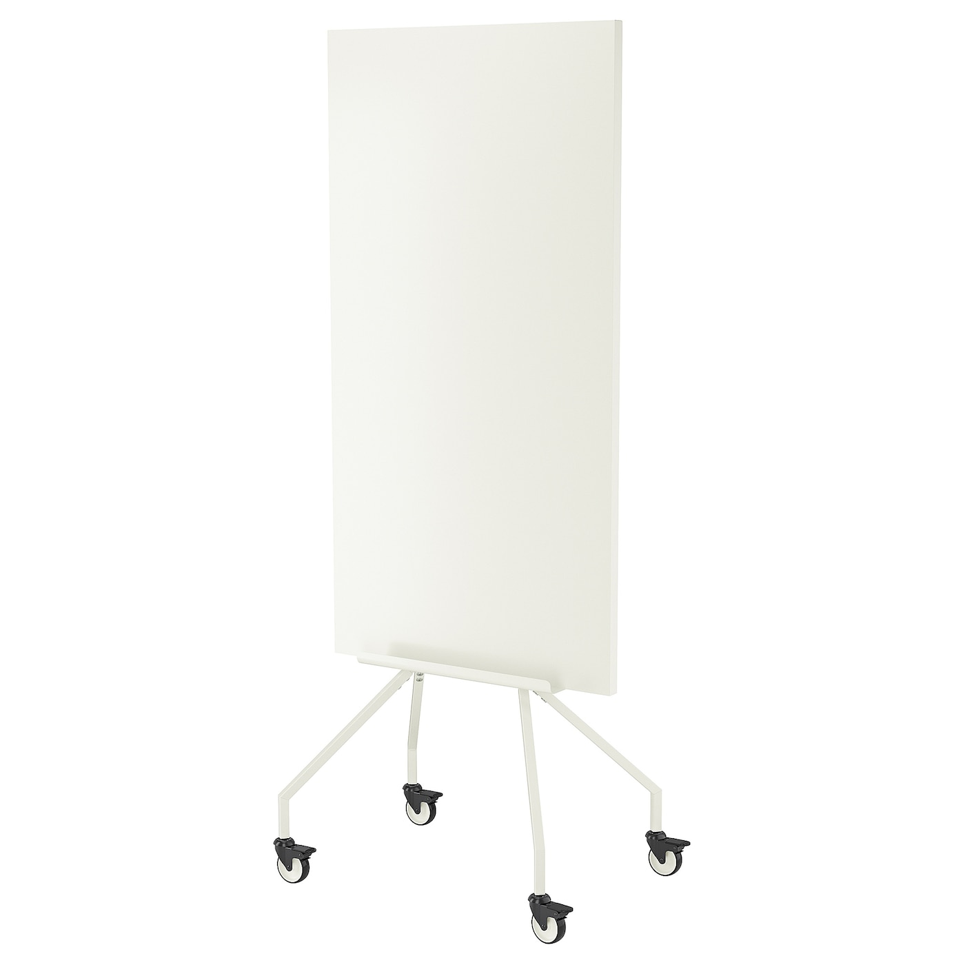IKEA ELLOVEN Schreib-/Notiztafel auf Rollen weiß 70x180 cm 50% Rabatt mit kostenlosem Versand