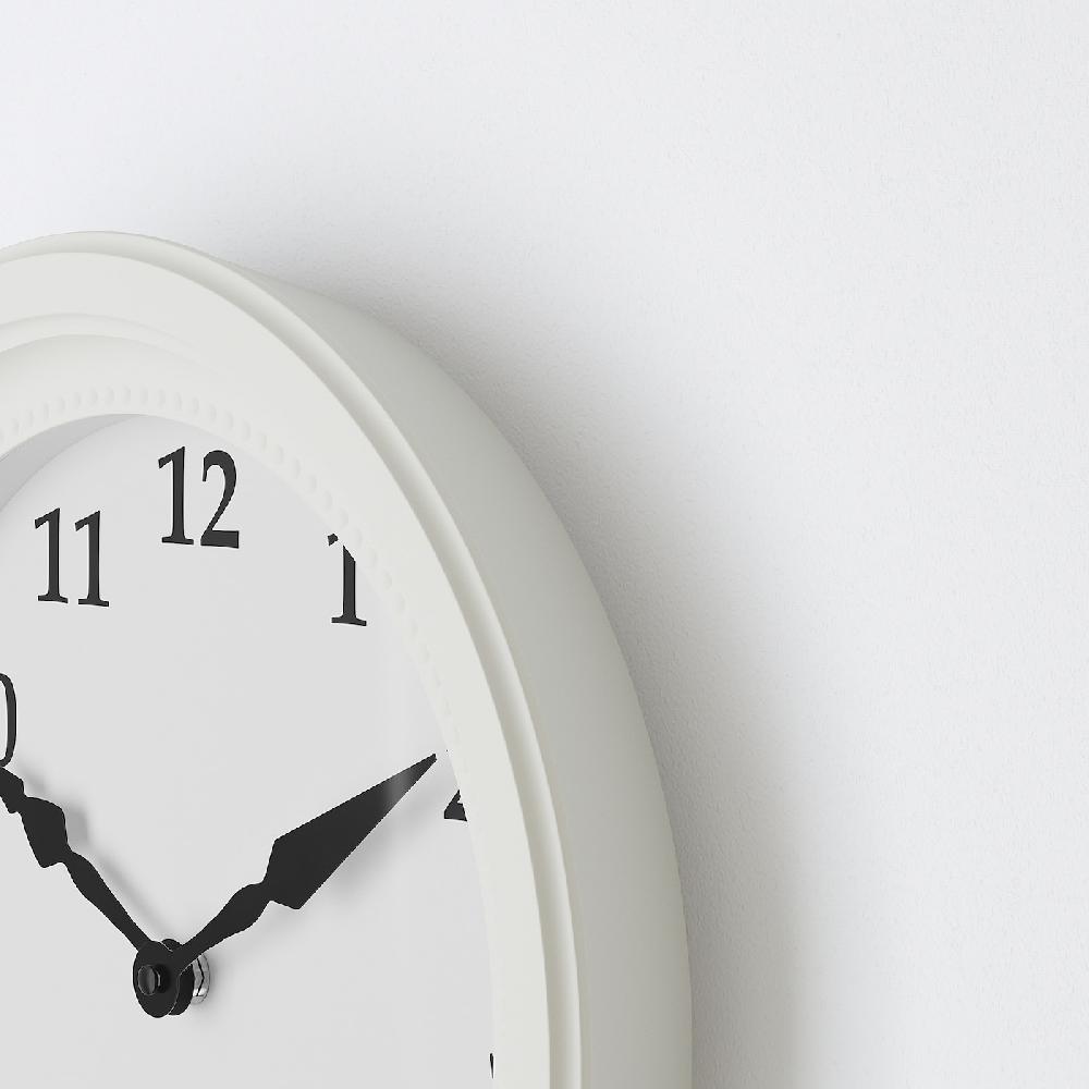 IKEA SÖNDRUM Wanduhr weiß 35 cm Black Friday Preise