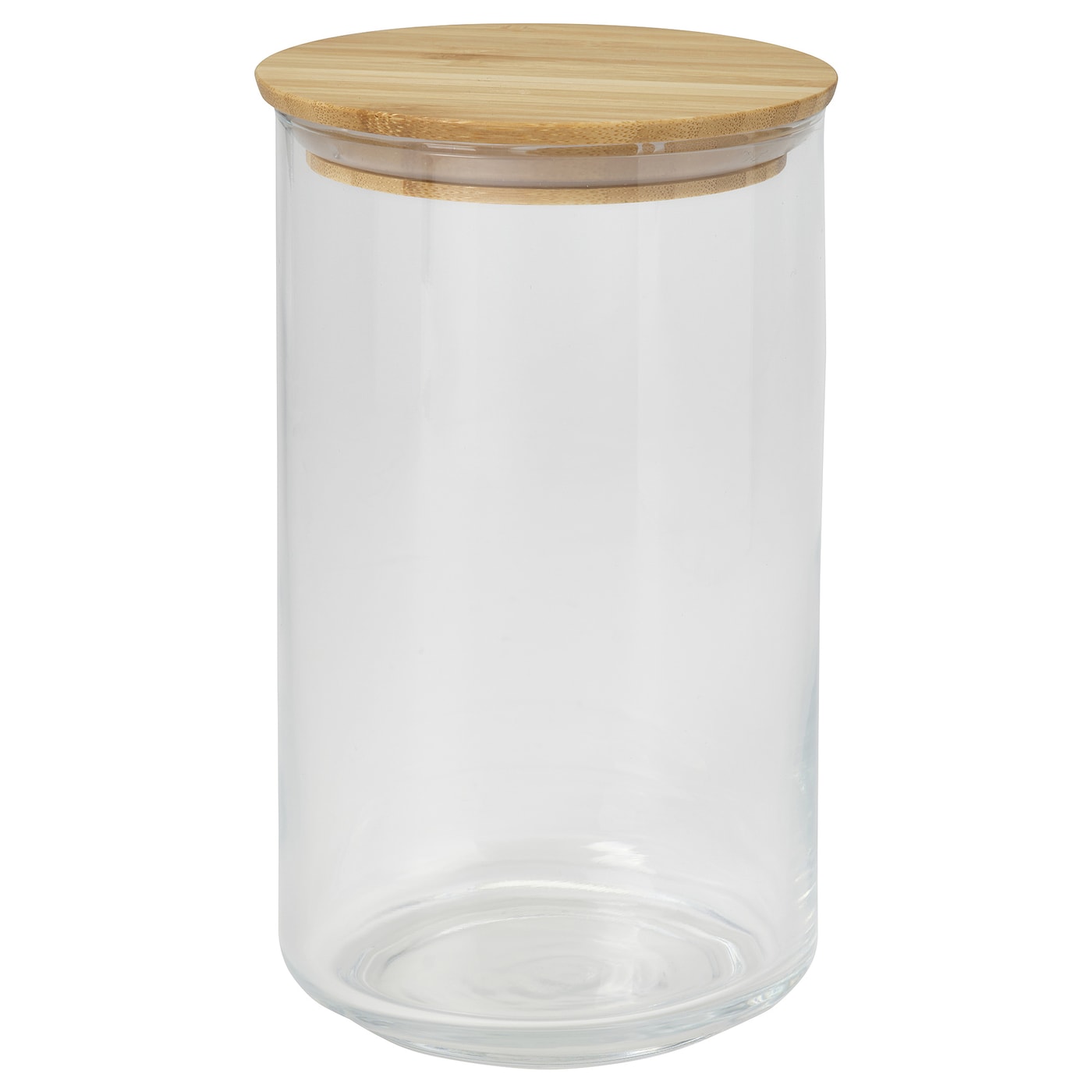 IKEA EKLATANT Dose mit Deckel Klarglas/Bambus 1.1 l Angebote