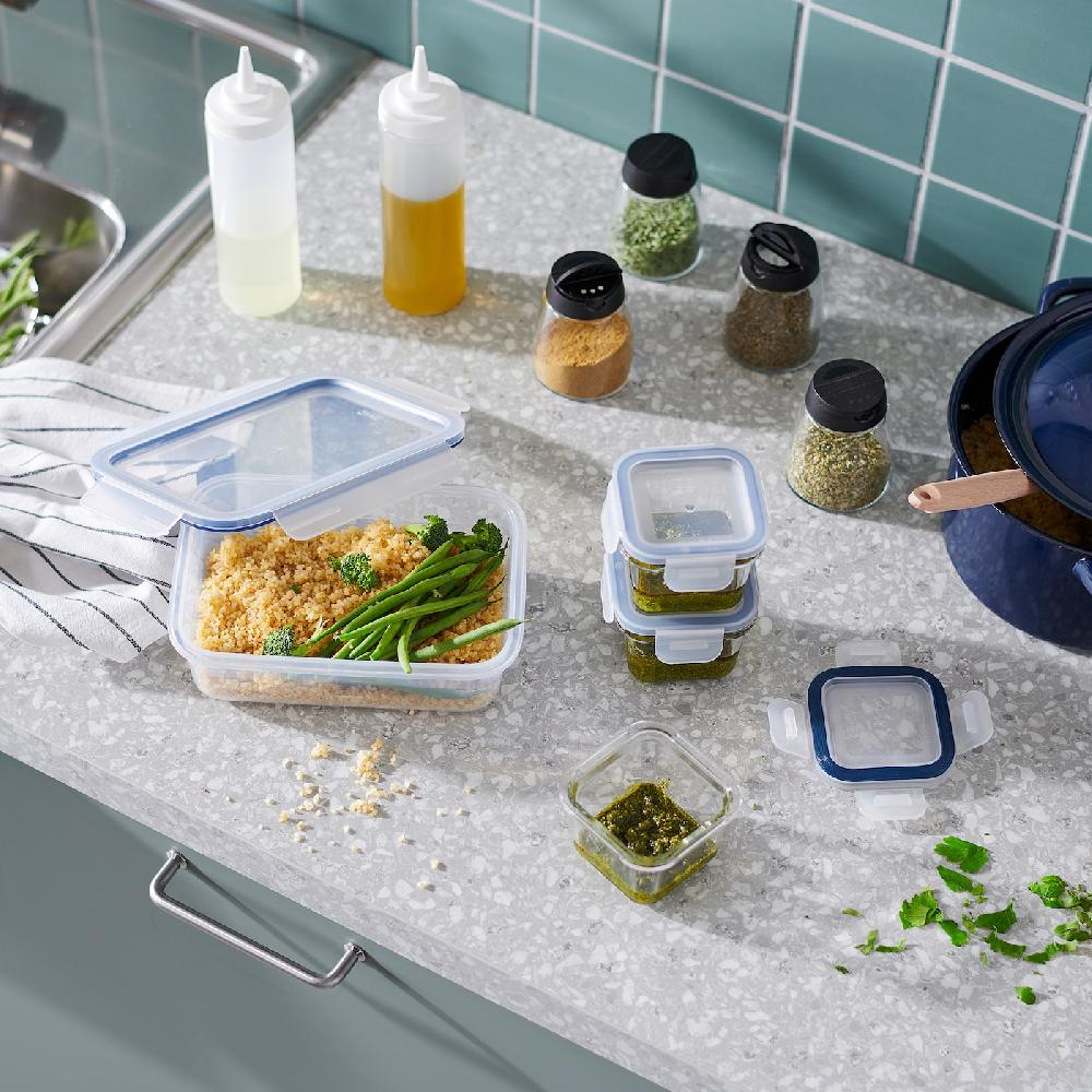IKEA IKEA 365+ Vorratsbehälter mit Deckel rechteckig/Kunststoff 1.0 l im Angebot