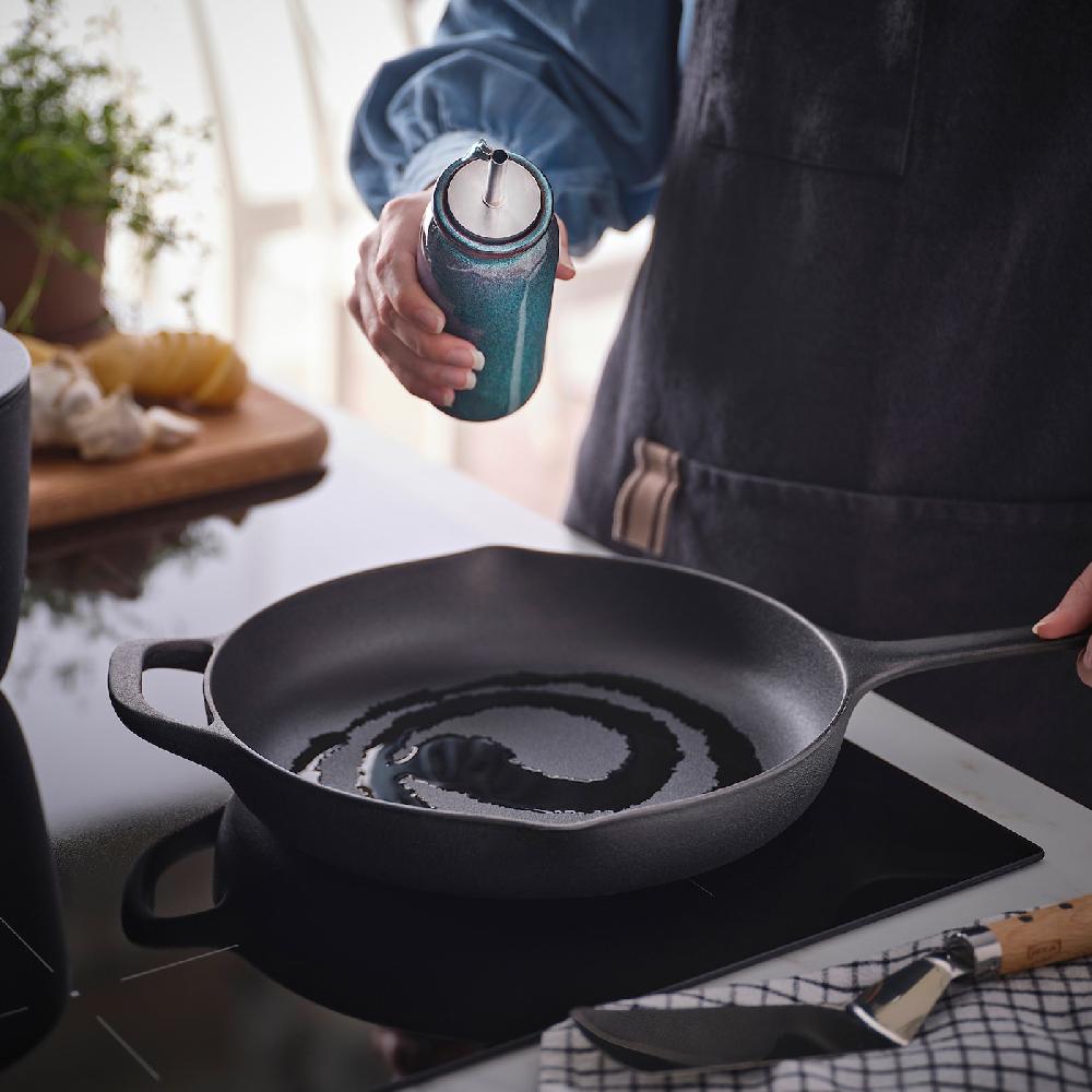 IKEA BRUGDHAJ Öl-/Essigflasche blau 19 cm Meist gekauft