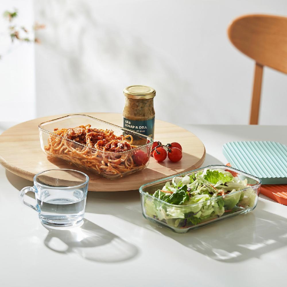 IKEA HAVSTOBIS Vorratsbehälter mit Deckel transparent/bunt 700 ml Blitzverkäufe