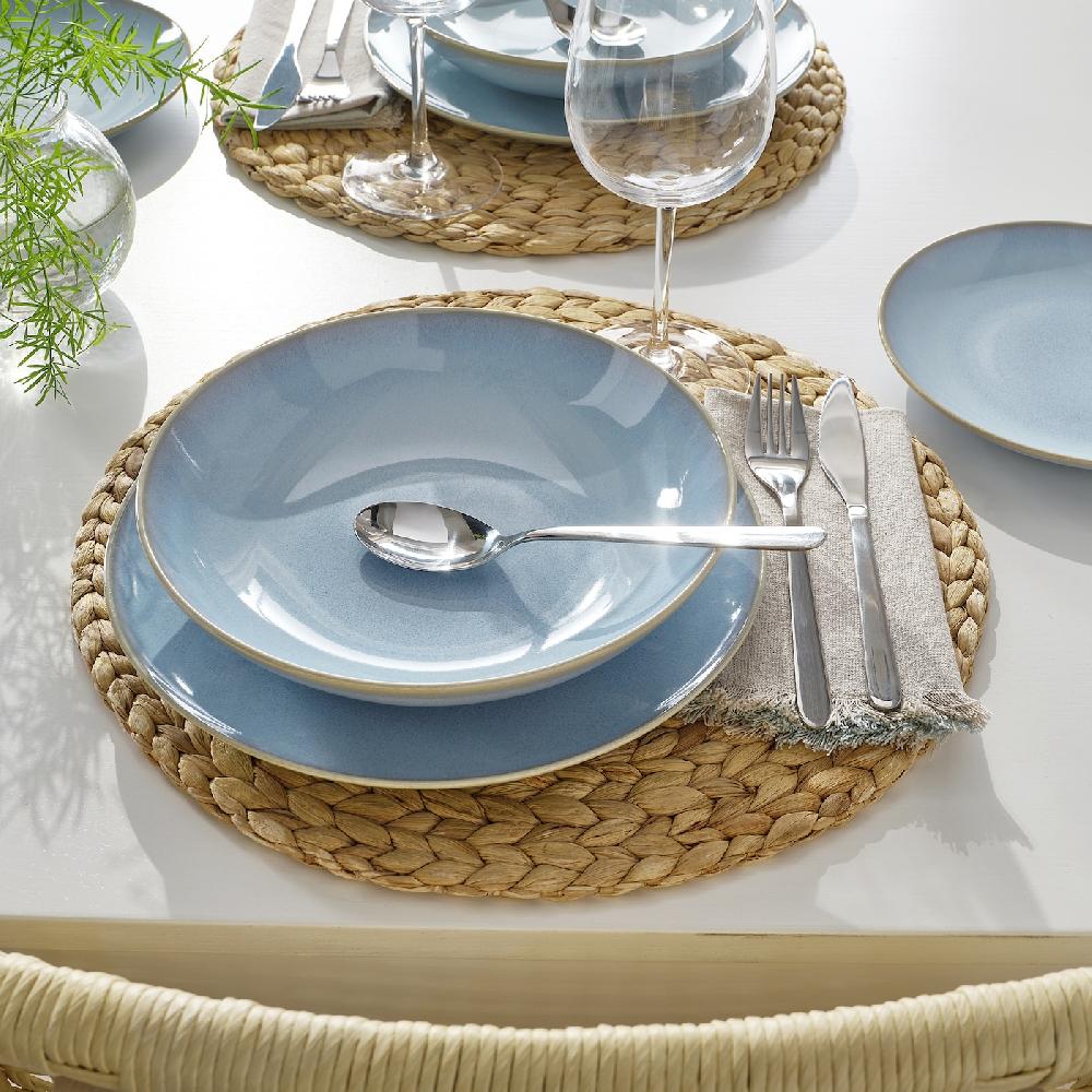 IKEA FÄRGKLAR Service 18-tlg. hellblau Fabrik Onlineshop