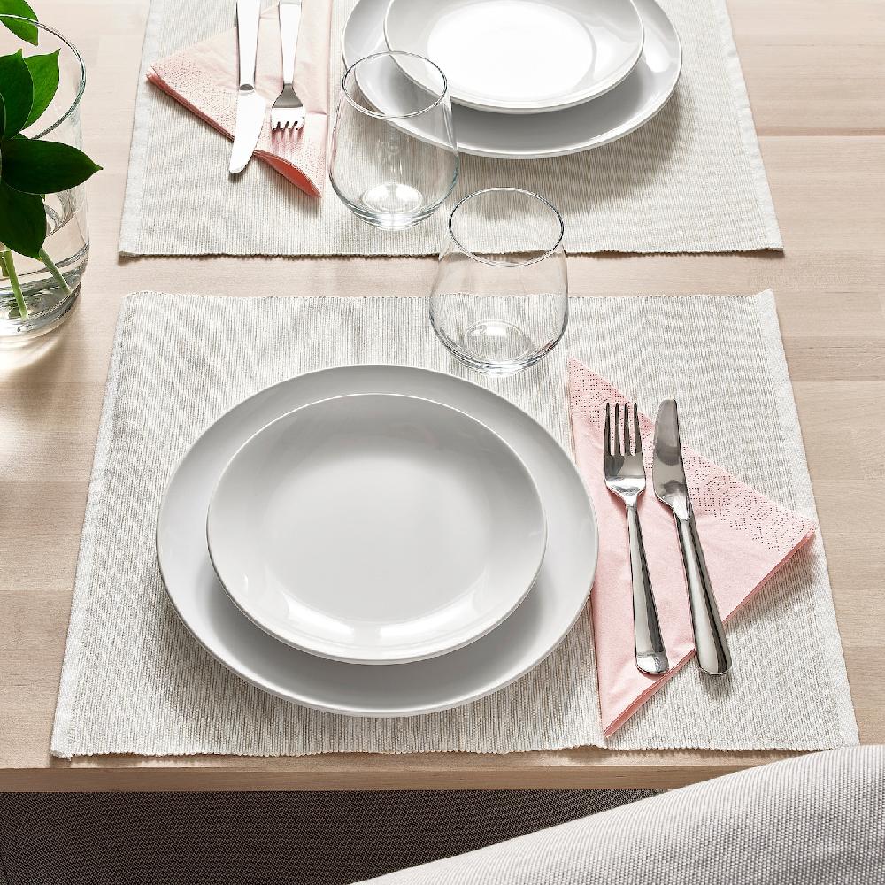 IKEA GODMIDDAG Service 18-tlg. weiß Rabatt