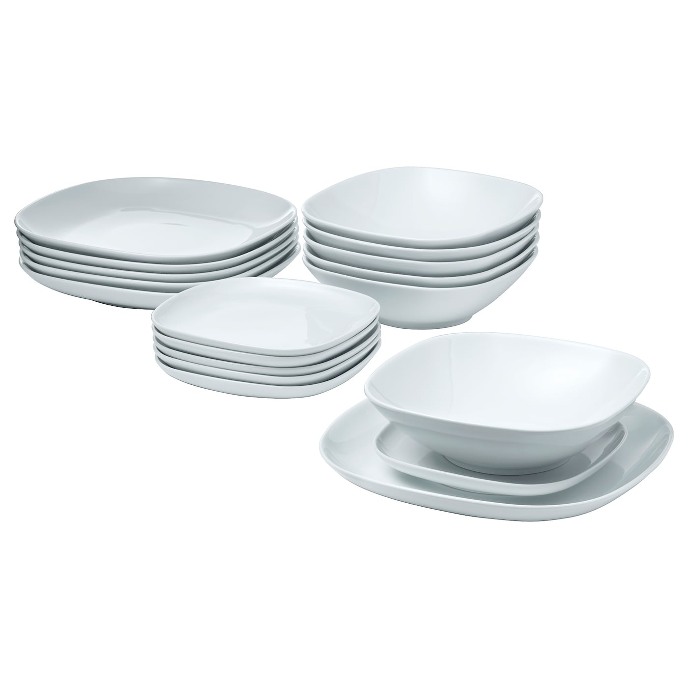 IKEA VÄRDERA Service 18-tlg. weiß
