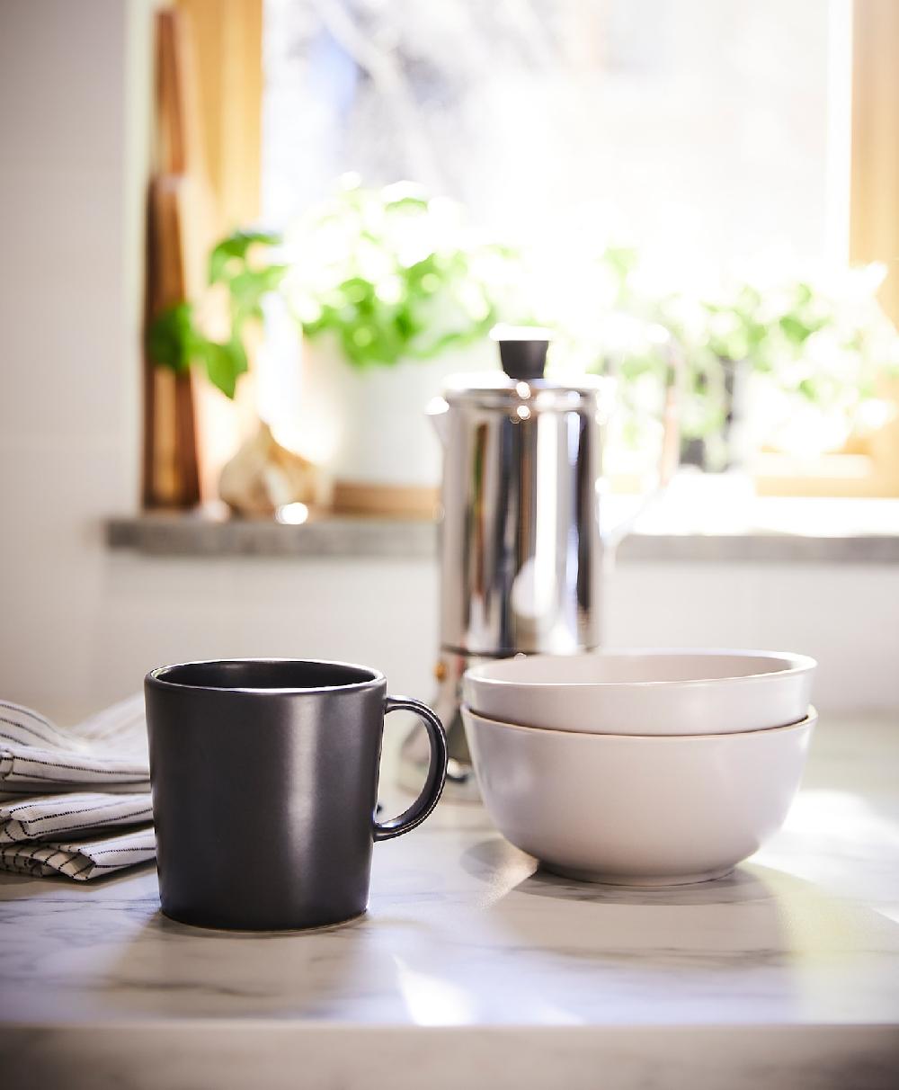 IKEA DINERA Becher dunkelgrau 30 cl Weihnachtsangebot
