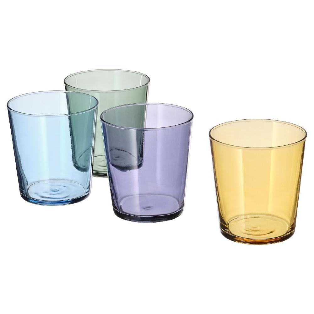 IKEA PAPPERSBJÖRK Glas versch. Farben 30 cl Räumungsverkauf