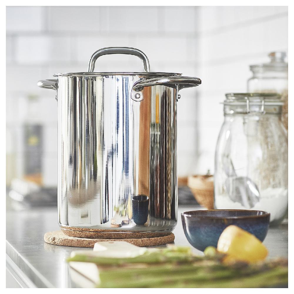IKEA IKEA 365+ Topf mit Einsatz Edelstahl 5.0 l Kostenlose Rückgabe