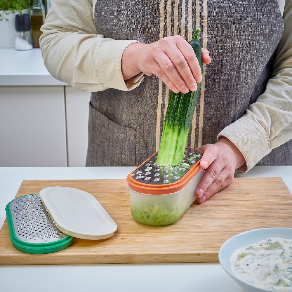 IKEA UPPFYLLD Reibeisen mit Behälter 4er-Set versch. Farben Bis zu 60% Rabatt